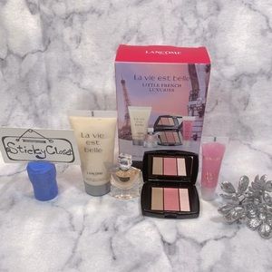 Lancome La Vie Est Belle Beauty Set-Blush,Highlighter,Lip,Body-4pc-BOXED-NEW